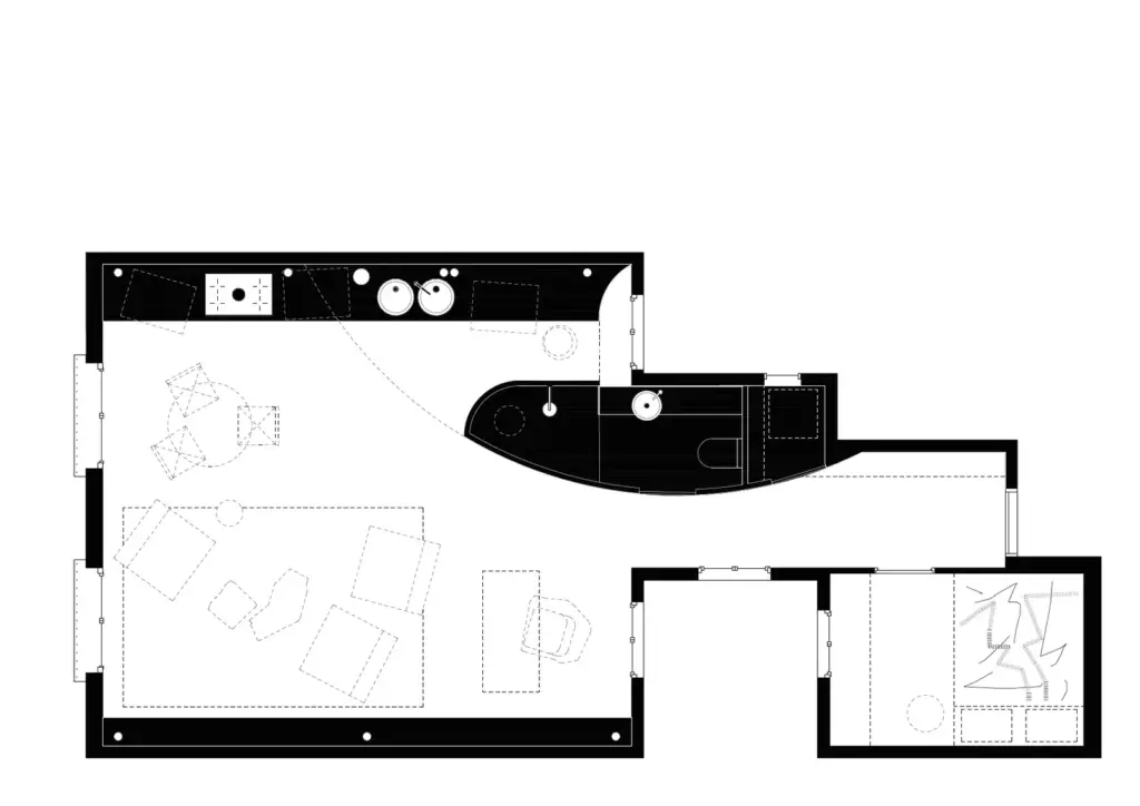 Apartment Renovation in Barcelona house plans